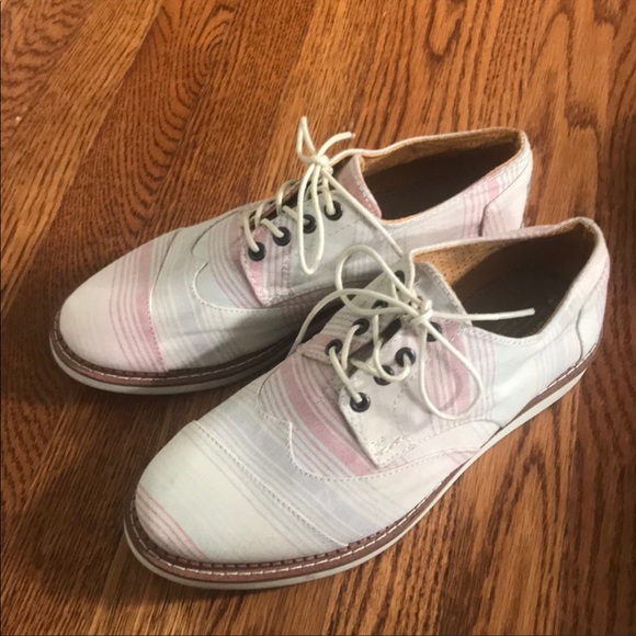 Toms mens lace up Oxford shoes - size 8 - Picture 2 of 6